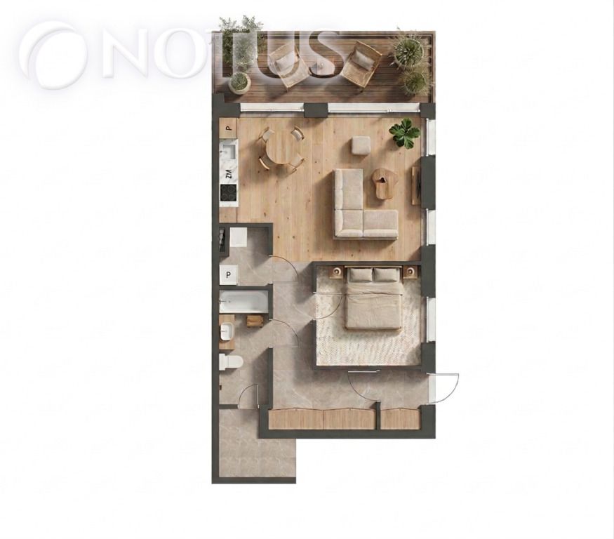 Mieszkanie 2-pokojowe Mikołów. Zdjęcie 3