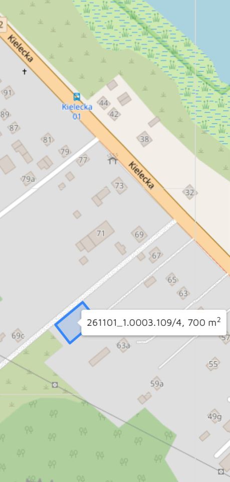 Działka budowlana Starachowice Górniki, ul. Kielecka