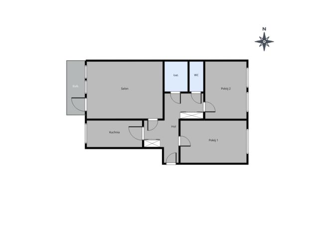 Mieszkanie 3-pokojowe Warszawa Wola, ul. Płocka. Zdjęcie 12