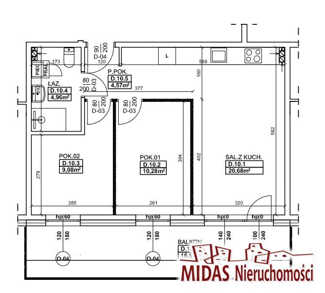 Mieszkanie 3-pokojowe Ciechocinek. Zdjęcie 6
