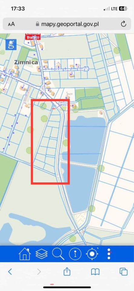 Działka budowlana Zimnica. Zdjęcie 2