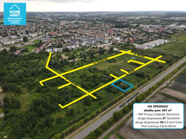 Działka budowlana Pruszcz Gdański, ul. Polska. Zdjęcie 5