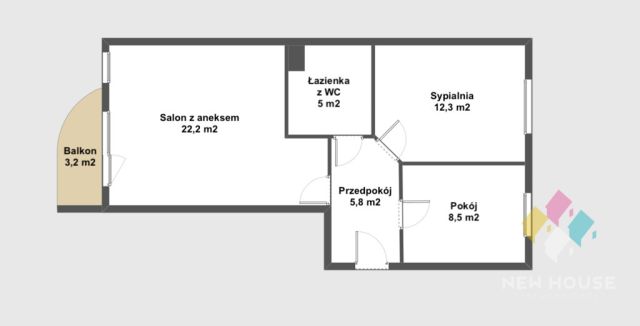 Mieszkanie 3-pokojowe Olsztyn Zatorze, ul. Marii Zientary-Malewskiej. Zdjęcie 27