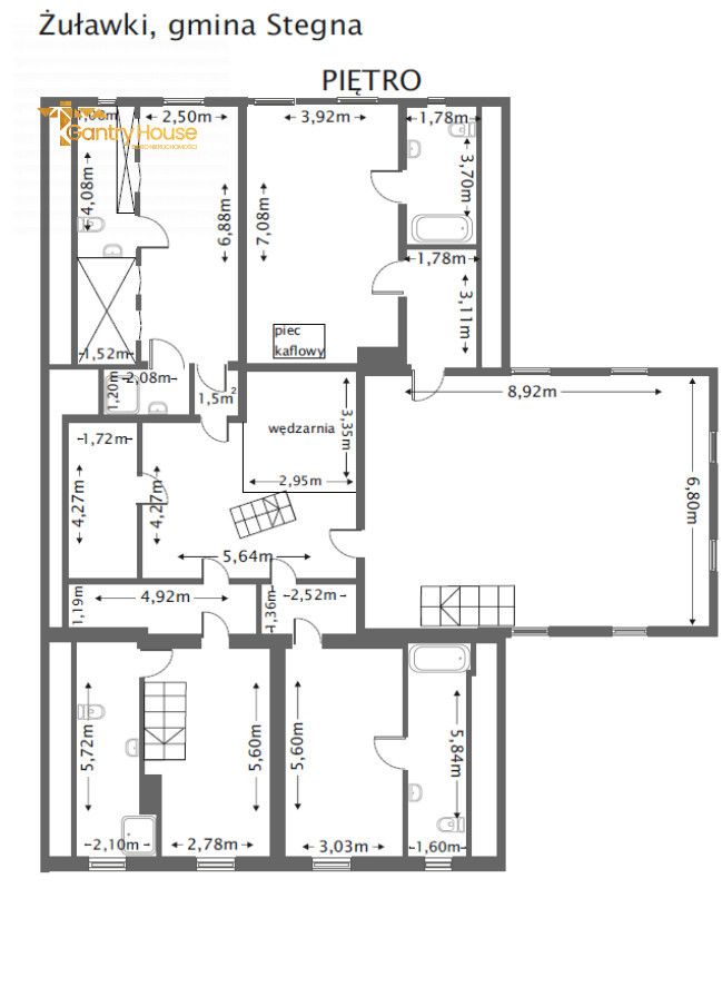 dom wolnostojący, 10 pokoi Żuławki. Zdjęcie 41