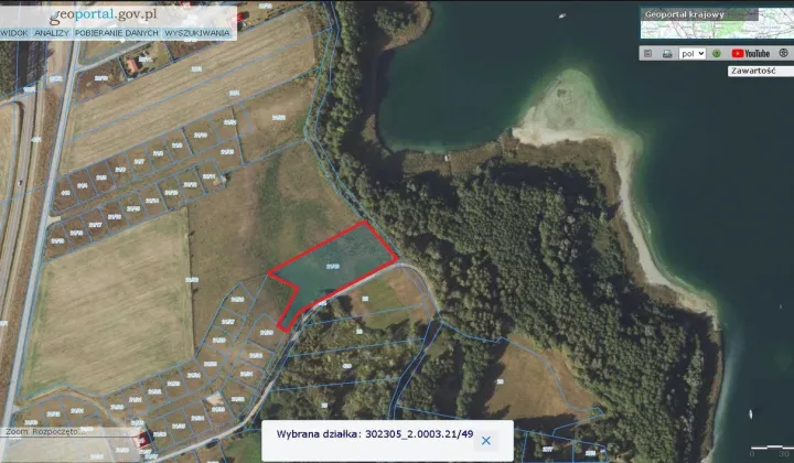 Działka siedliskowa Polanowo