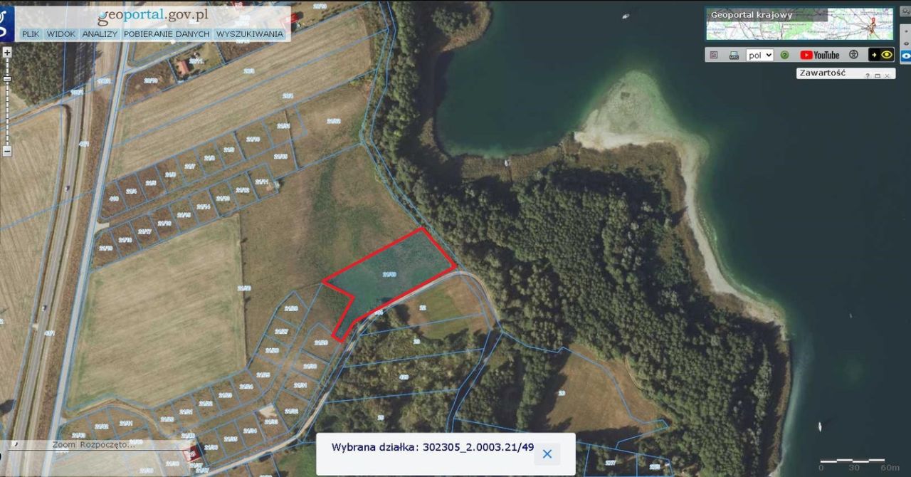 Działka siedliskowa Polanowo. Zdjęcie 1