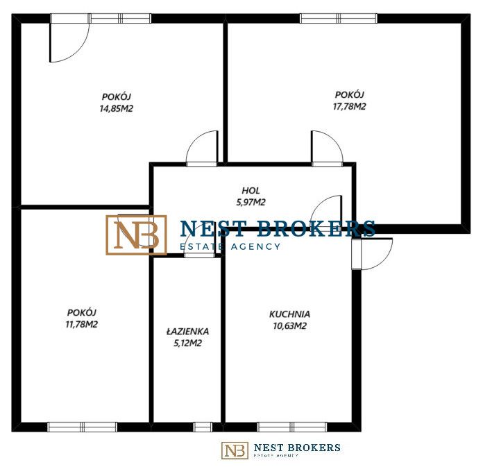 Mieszkanie 3-pokojowe Kraków Kurdwanów, ul. Cechowa. Zdjęcie 17
