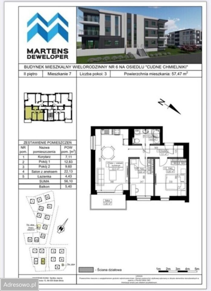 Mieszkanie 3-pokojowe Prądocin. Zdjęcie 13