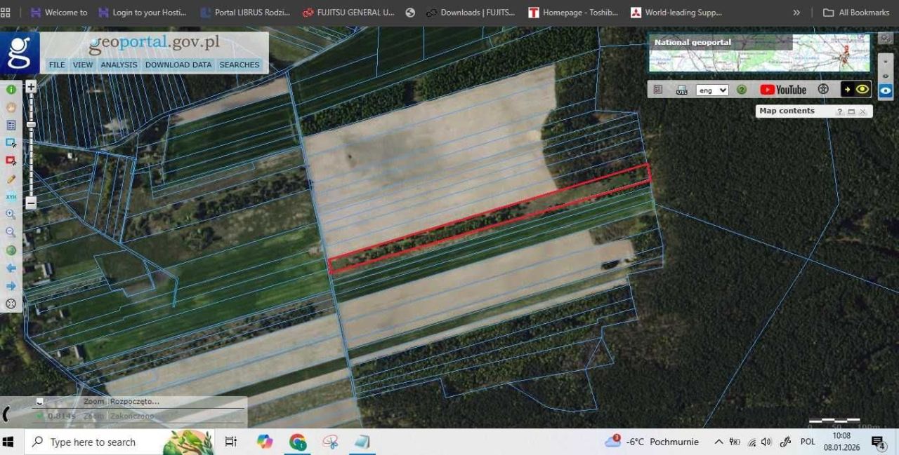 Działka rolna Kotfin