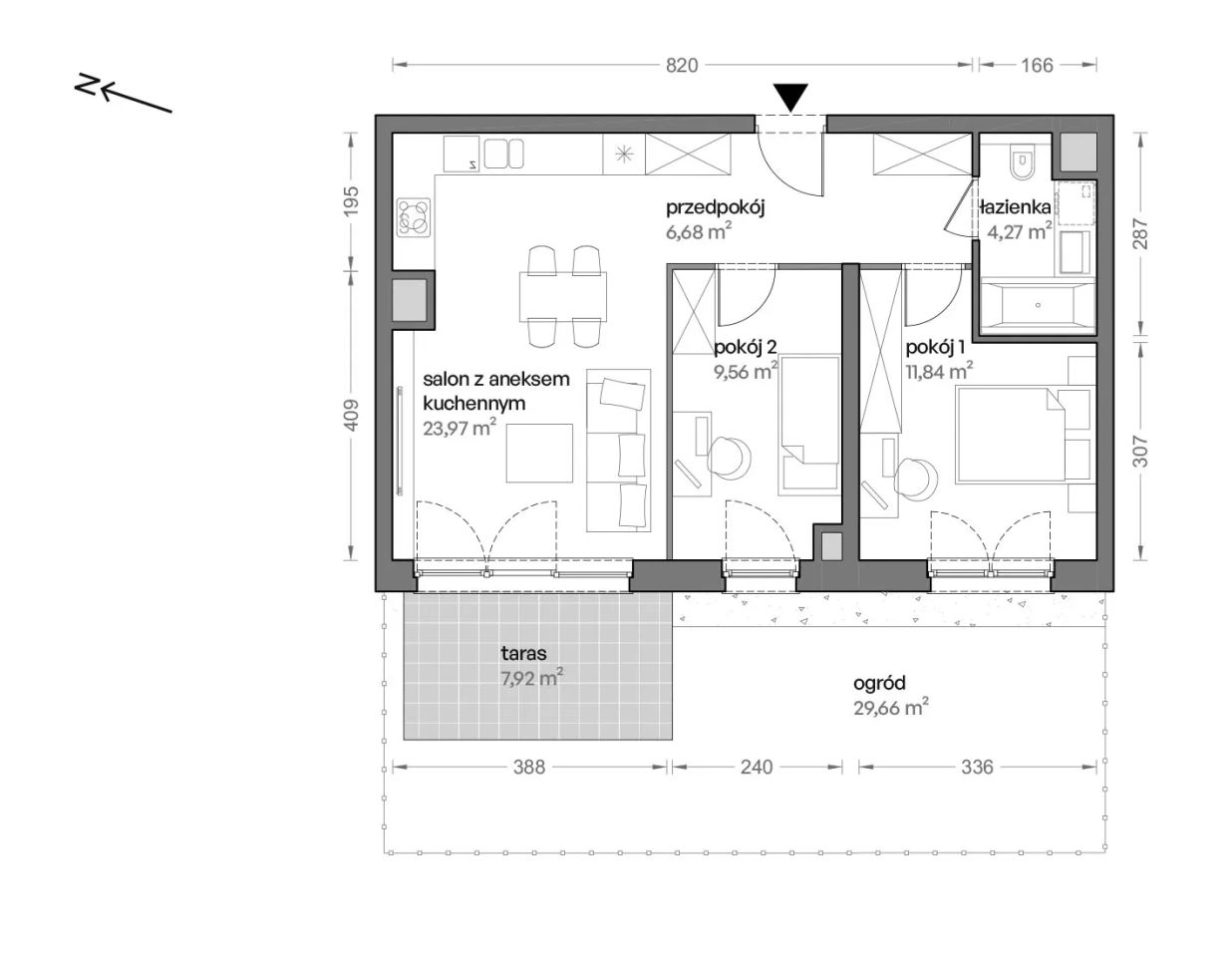 Mieszkanie 3-pokojowe Katowice Brynów, ul. Ceglana. Zdjęcie 7