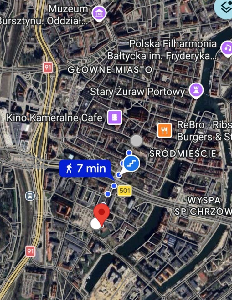 Mieszkanie 3-pokojowe Gdańsk Stare Miasto, ul. Żabi Kruk. Zdjęcie 11