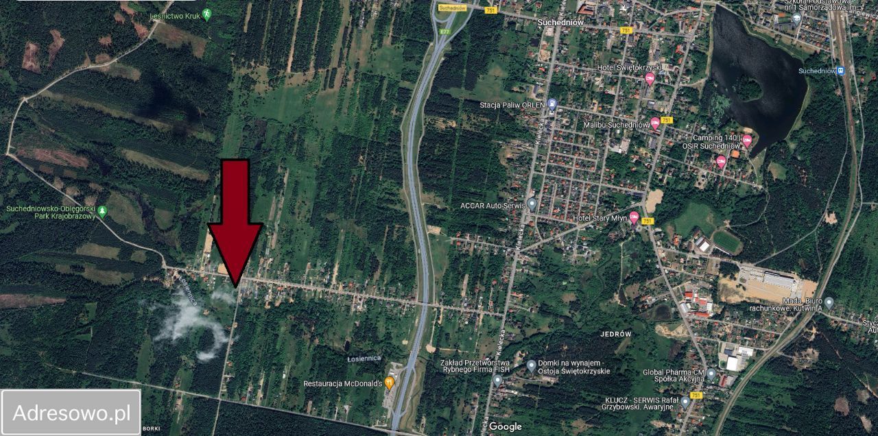 Działka budowlana Suchedniów, ul. Wrzosowa. Zdjęcie 2