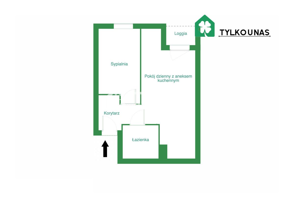 Mieszkanie 2-pokojowe Gdańsk Orunia, ul. Hilarego Koprowskiego. Zdjęcie 17