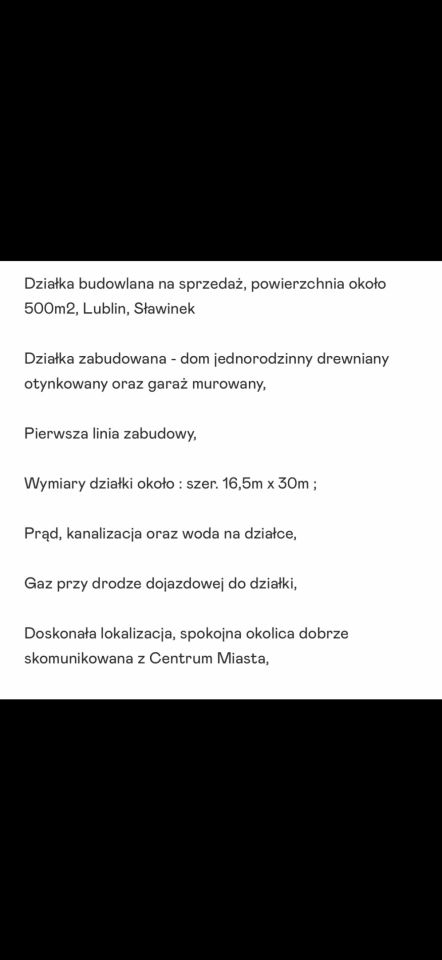 Działka budowlana Lublin Sławinek, ul. Sławinek. Zdjęcie 3