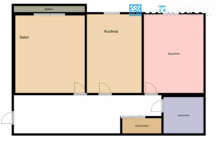 Mieszkanie 2-pokojowe Kraków Prądnik Biały, ul. gen. Augusta Fieldorfa-Nila. Zdjęcie 10