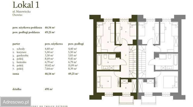 bliźniak, 4 pokoje Osowiec, ul. Mazowiecka. Zdjęcie 9