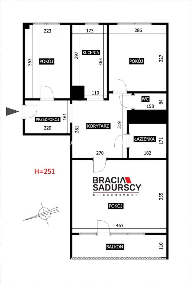 Mieszkanie 3-pokojowe Kraków, ul. Podedworze. Zdjęcie 20