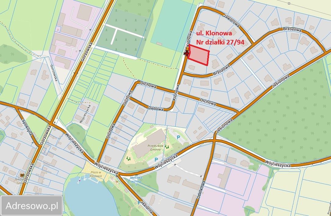 Działka budowlana Kłodawa, ul. Klonowa. Zdjęcie 3