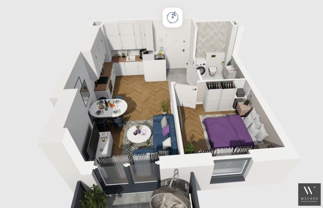 Mieszkanie 2-pokojowe Kraków Bieżanów. Zdjęcie 3