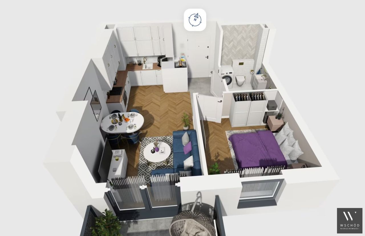 Mieszkanie 2-pokojowe Kraków Bieżanów. Zdjęcie 3