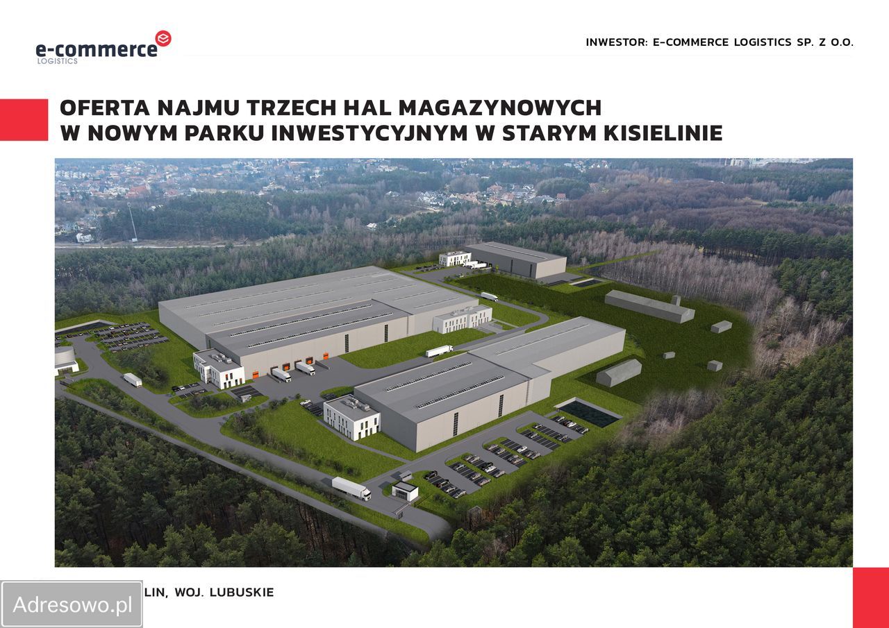 Działka inwestycyjna Zielona Góra Stary Kisielin, ul. Przemysłowa