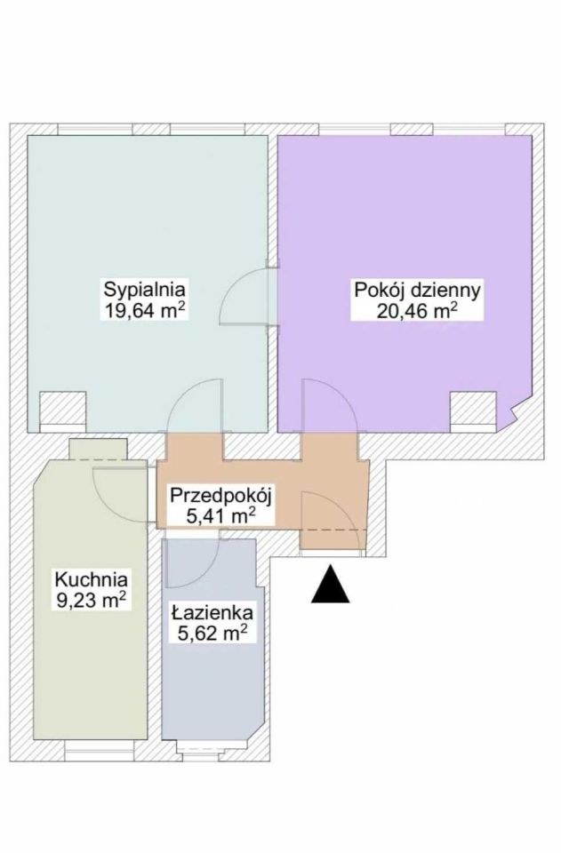 Mieszkanie 2-pokojowe Legnica Centrum, ul. Bolesława Prusa. Zdjęcie 6