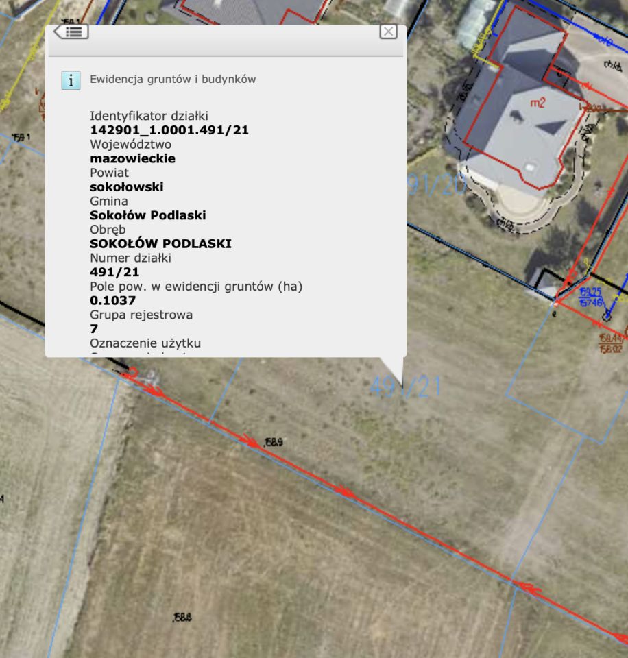 Działka budowlana Sokołów Podlaski, ul. Chabrowa. Zdjęcie 2