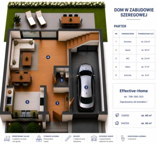 dom szeregowy, 4 pokoje Środa Śląska, ul. Kolejowa. Zdjęcie 6