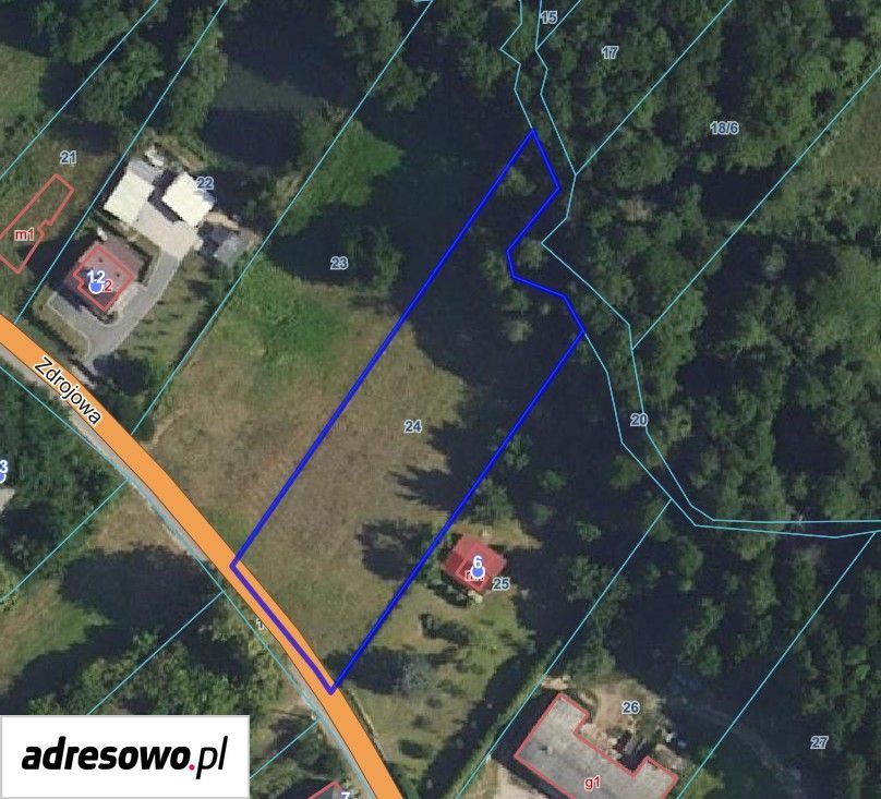 Działka budowlana Zalesie, ul. Zdrojowa. Zdjęcie 2