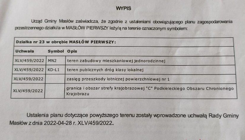 Działka budowlana Masłów Pierwszy, ul. Krajobrazowa. Zdjęcie 3