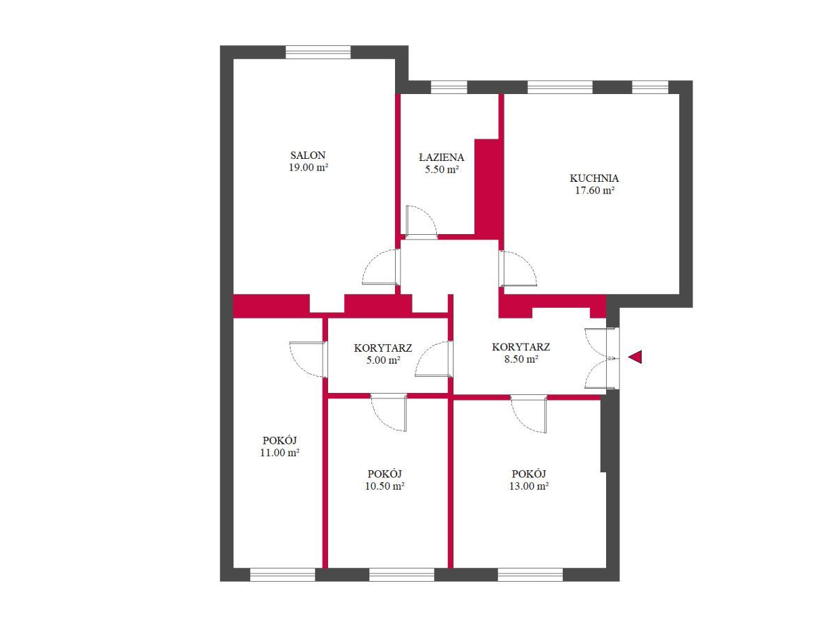Mieszkanie 4-pokojowe Poznań Grunwald, ul. Arnolda Szylinga. Zdjęcie 16
