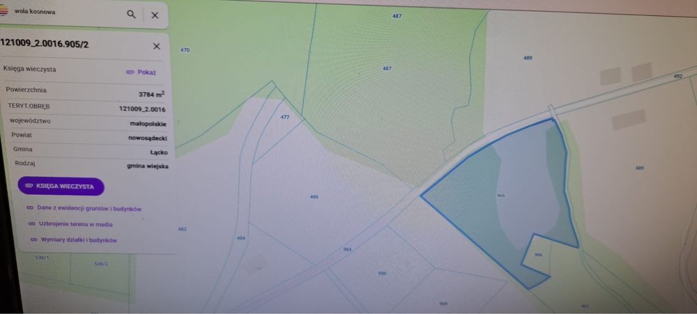 Działka budowlana Wola Kosnowa. Zdjęcie 1