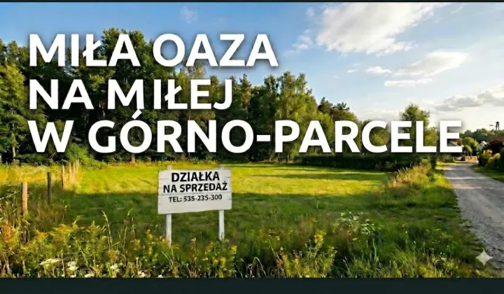 Działka budowlana Górno-Parcele, Miła