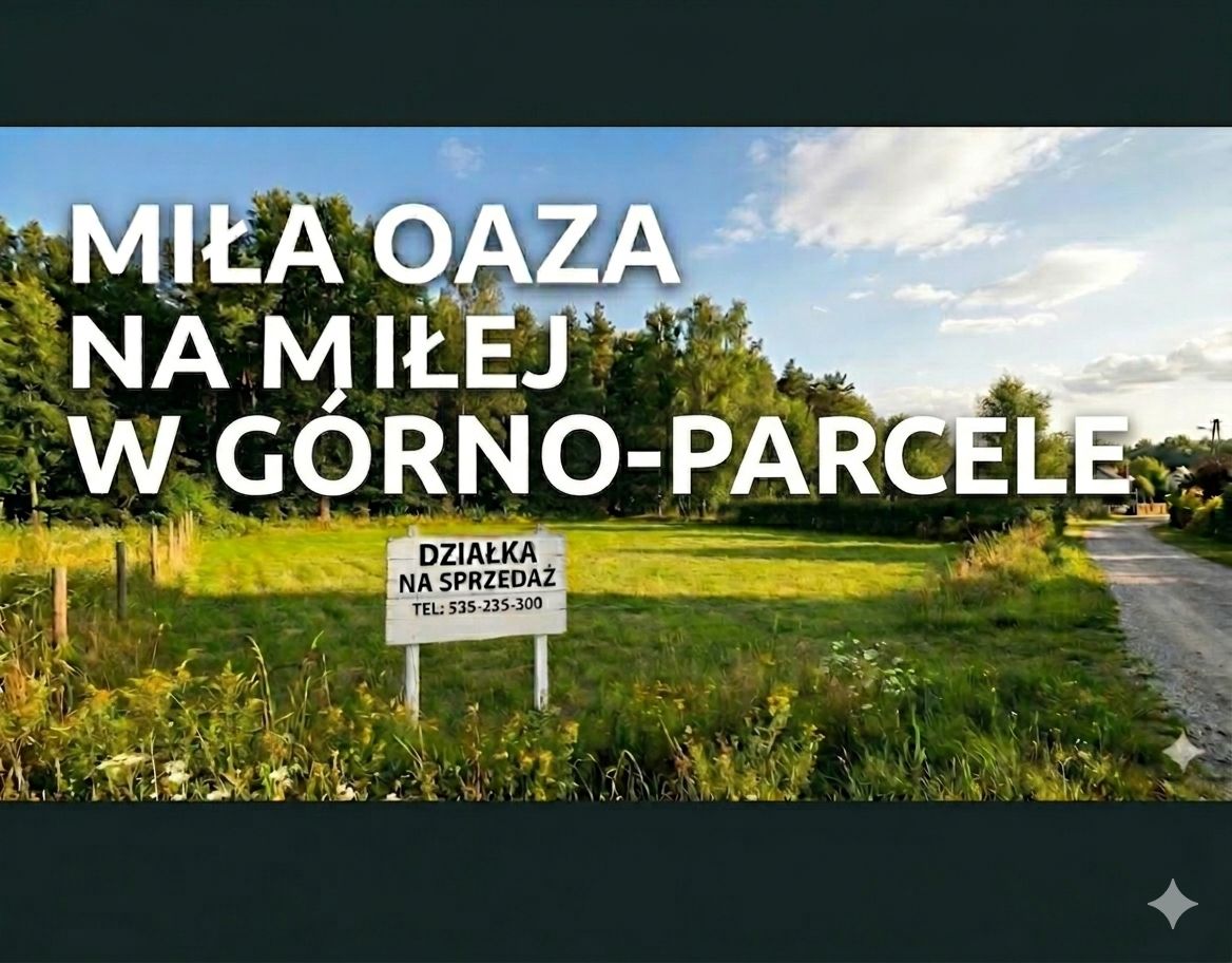 Działka budowlana Górno-Parcele, Miła. Zdjęcie 1
