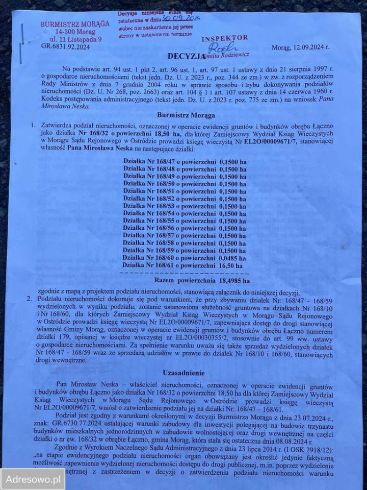 Działka budowlana Łączno. Zdjęcie 3