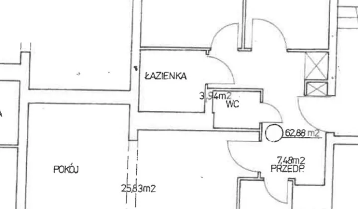 Mieszkanie 4-pokojowe Gdańsk Śródmieście, ul. Kocurki