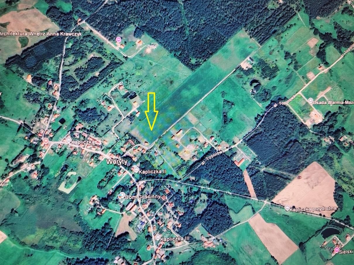 Działka budowlana Woryty. Zdjęcie 2