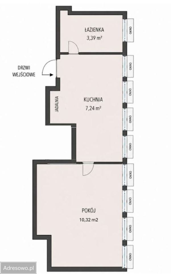 Mieszkanie 1-pokojowe Poznań Ogrody, ul. Szpitalna. Zdjęcie 19