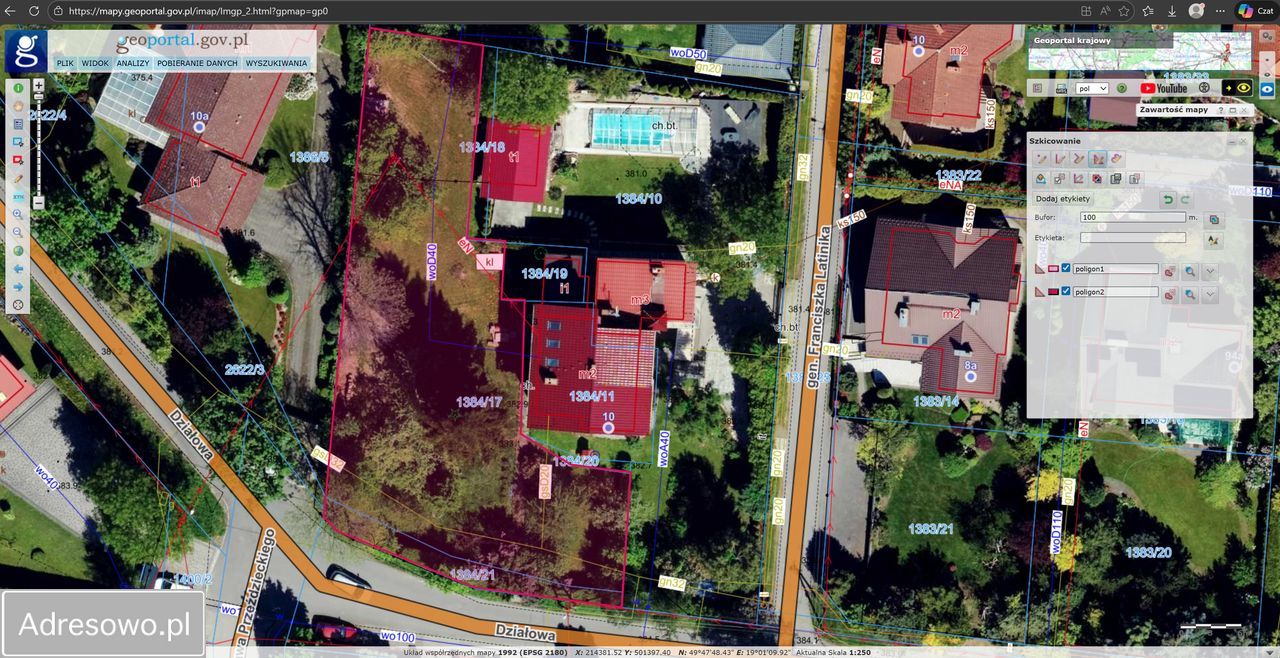 Działka budowlana Bielsko-Biała Kamienica, ul. Działowa. Zdjęcie 3