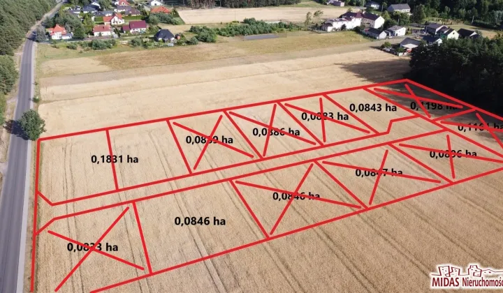 Działka budowlana Wołuszewo