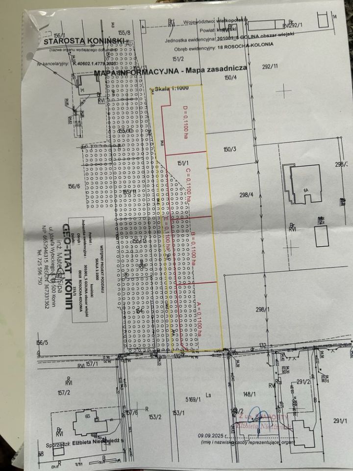 Działka budowlana Rosocha-Kolonia. Zdjęcie 4