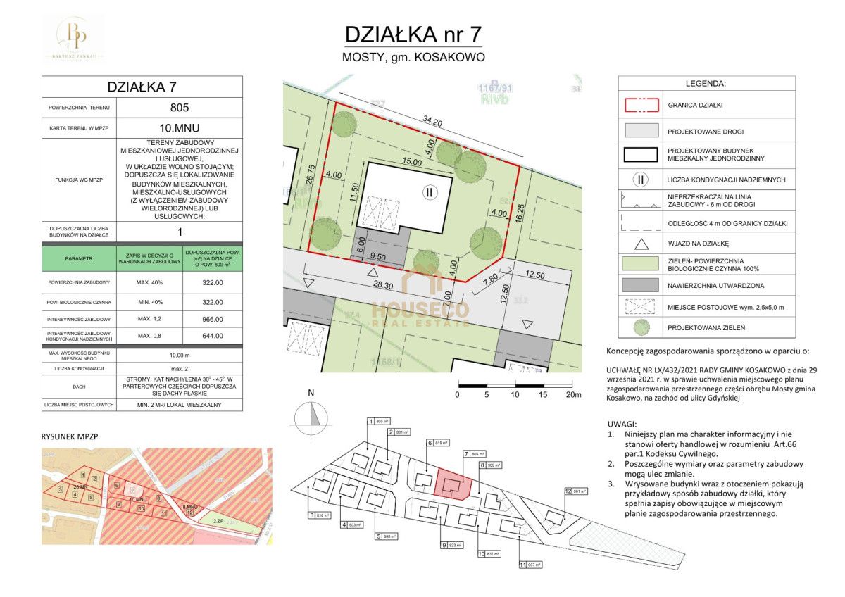 Działka inwestycyjna Mosty, ul. Modrzewiowa. Zdjęcie 14
