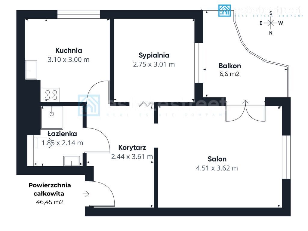 Mieszkanie 2-pokojowe Kraków Górka Narodowa, ul. abp. Zygmunta Szczęsnego Felińskiego. Zdjęcie 17