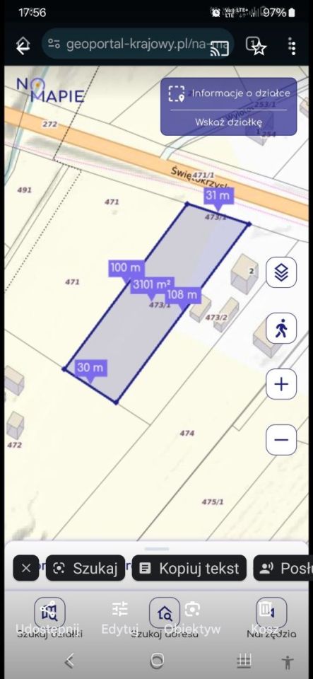 Działka budowlana Styków. Zdjęcie 3