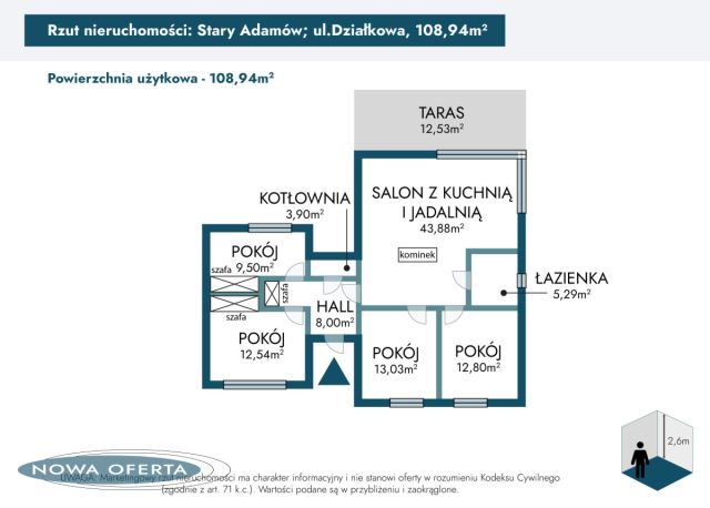 dom wolnostojący, 5 pokoi Stary Adamów, ul. Działkowa. Zdjęcie 39