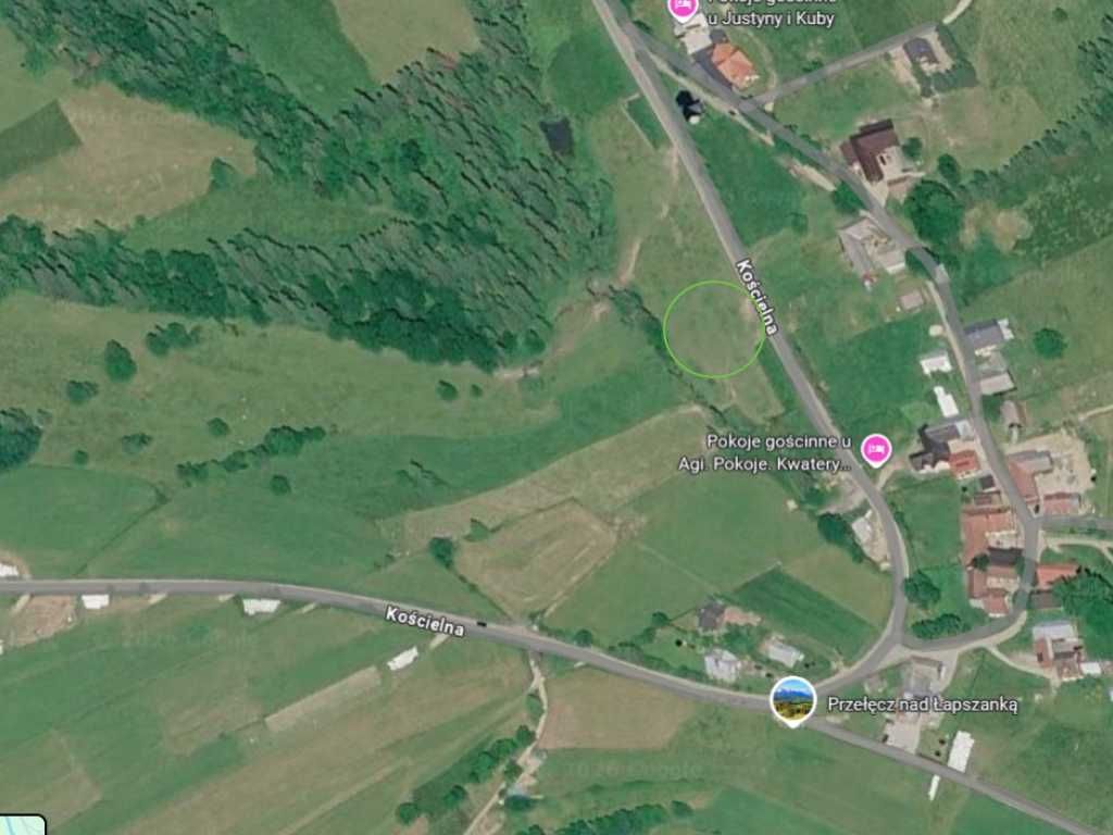 Działka budowlana Łapszanka. Zdjęcie 3
