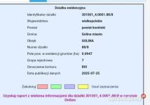 Działka budowlana Golina, ul. Cmentarna