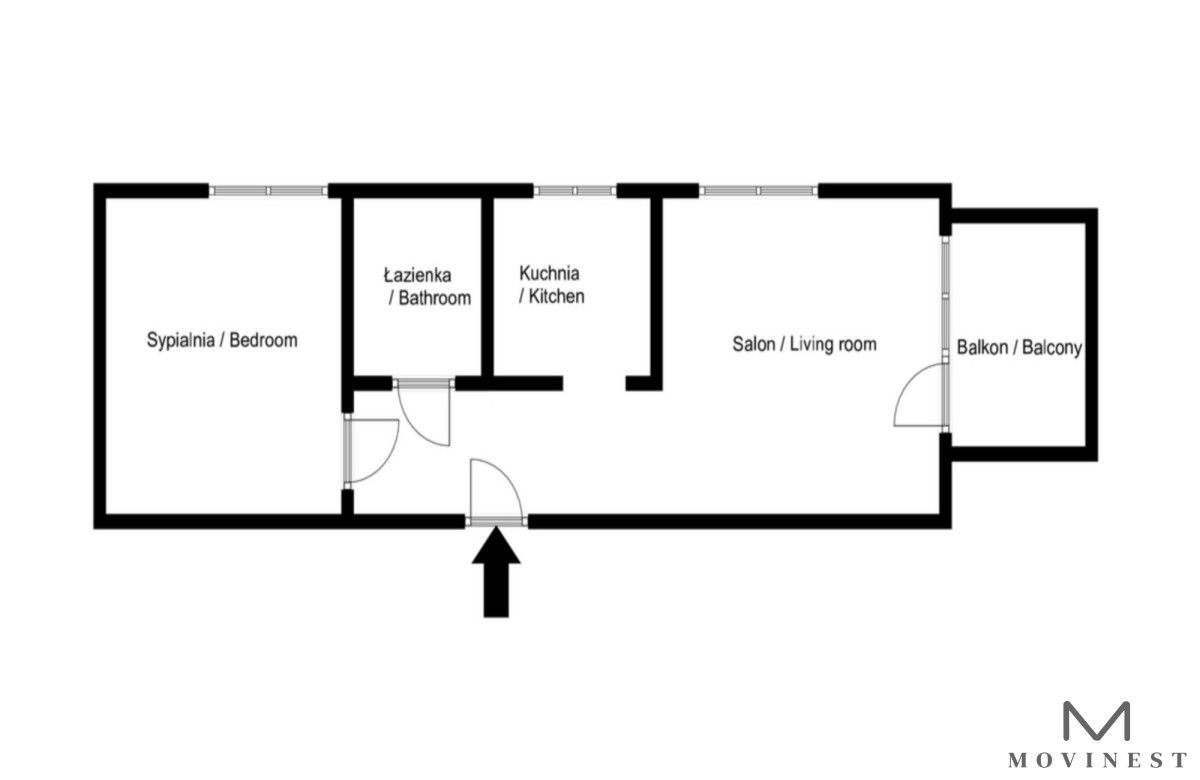 Mieszkanie 2-pokojowe Poznań Nowe Miasto, ul. Wojciecha Skowrońskiego. Zdjęcie 7