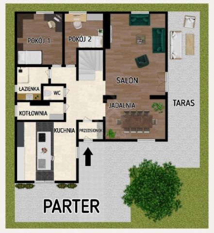 dom wolnostojący, 7 pokoi Wojnowice, ul. Miętowa. Zdjęcie 16