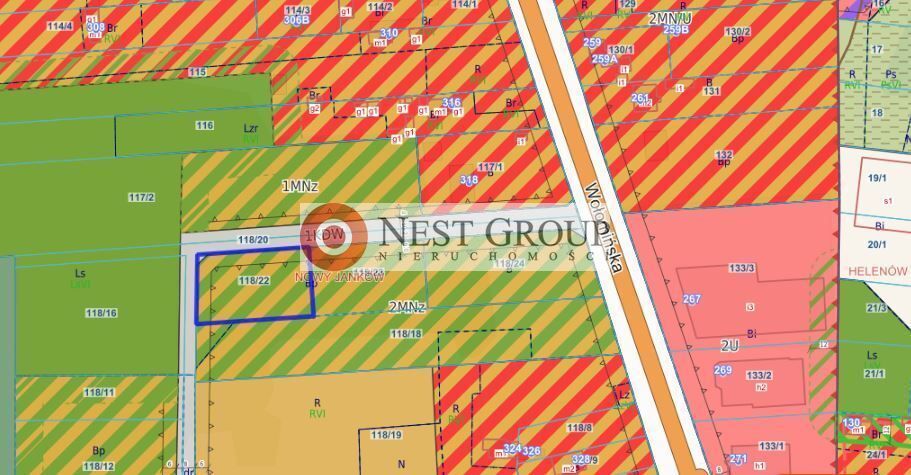 Działka budowlana Nowy Janków, ul. Wołomińska. Zdjęcie 3